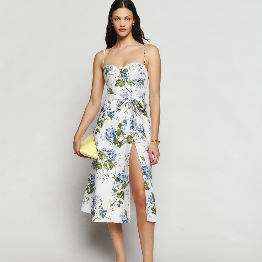 Reformation Kieryn Linen Dress BNWT